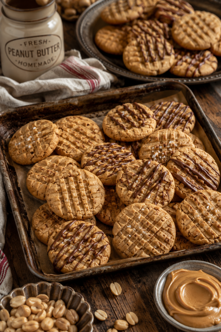 20 Easy Peanut Butter Cookies Recipe