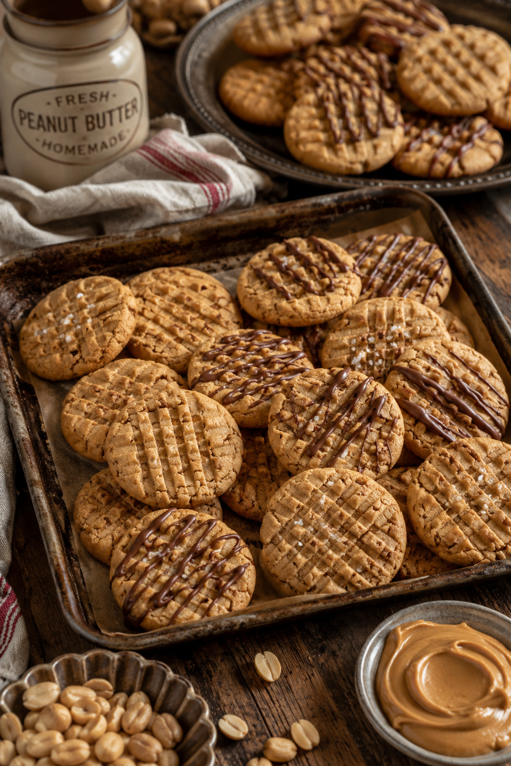 20 Easy Peanut Butter Cookies Recipe