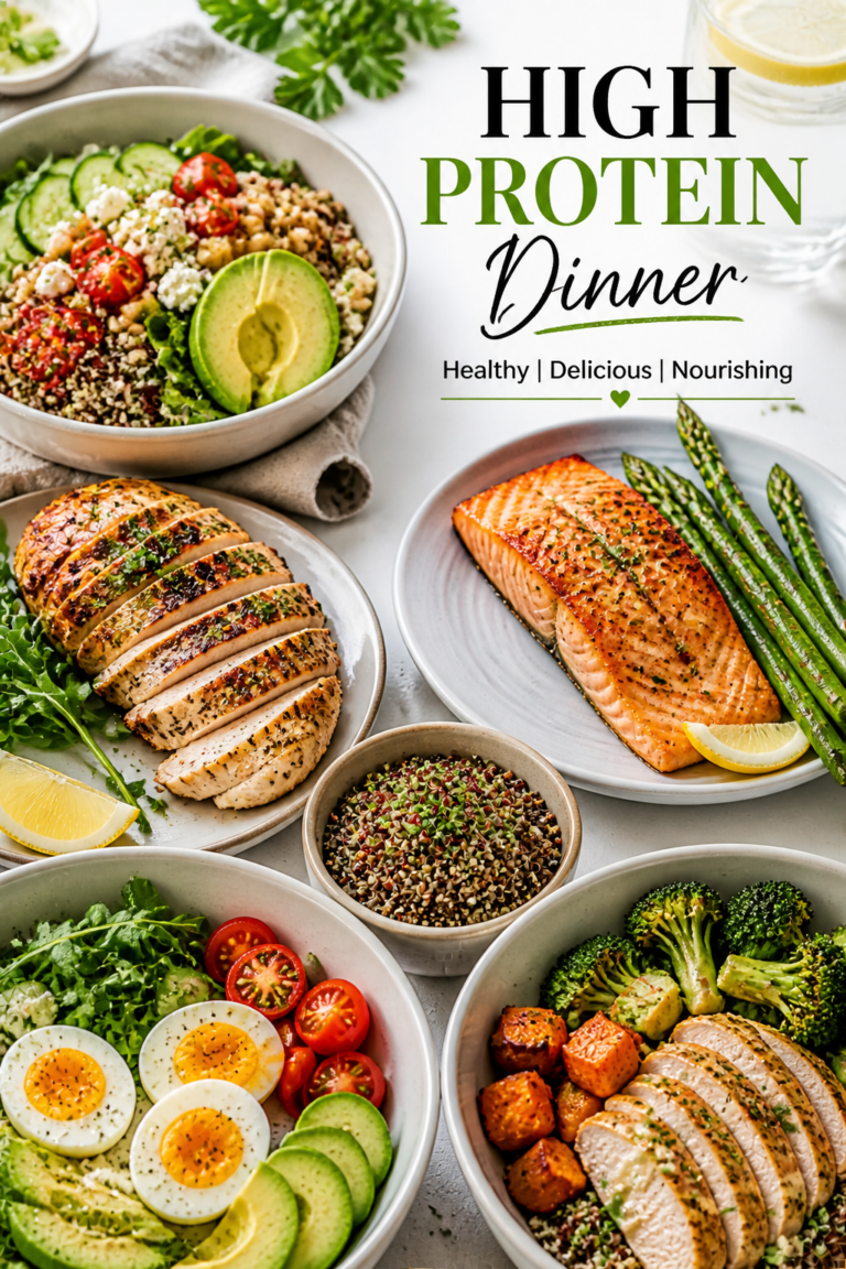 21 High Protein Dinner Recipes
