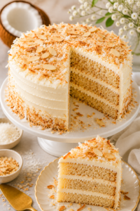 Almond Coconut Cake