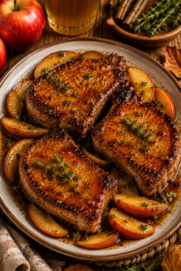 Apple Cider Pork Chops