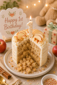 Apple Cinnamon Smash Cake