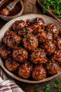 BBQ Chicken Meatballs