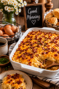 Bacon Hashbrown Breakfast Casserole