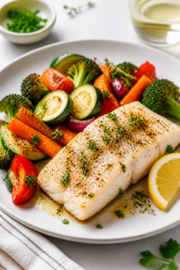 Baked Cod with Vegetables