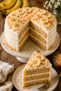 Banana Coconut Cake