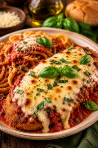 Basil Chicken Parmesan