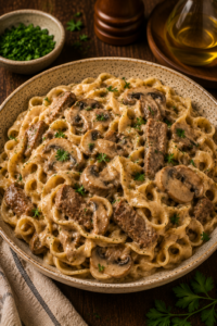 Beef Stroganoff Pasta
