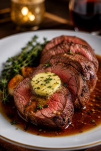 Beef Tenderloin with Herb Butter