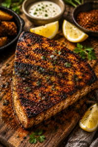 Blackened Swordfish Steak