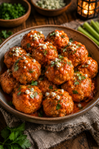 Buffalo Chicken Meatballs