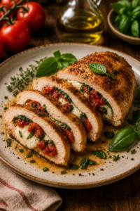 Caprese Stuffed Chicken