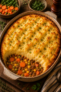 Carrot Shepherd’s Pie