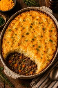 Cheddar Herb Shepherd’s Pie