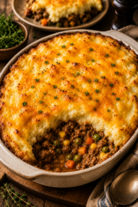 Cheesy Shepherd’s Pie