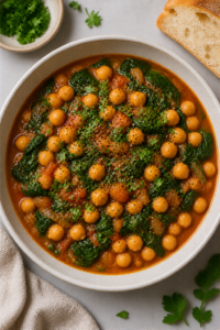 Chickpea and Spinach Stew