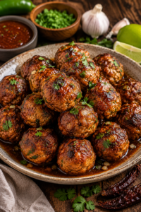 Chipotle Chicken Meatballs
