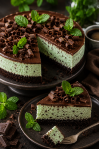Chocolate Mint Cheesecake
