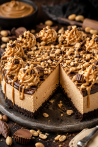 Chocolate Peanut Butter Cheesecake