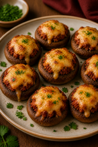 Chorizo Stuffed Mushrooms