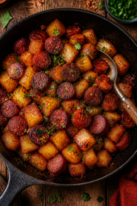 Chorizo and Potato Skillet