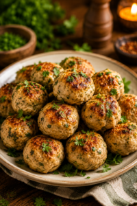 Classic Juicy Chicken Meatballs