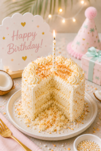 Coconut Smash Cake