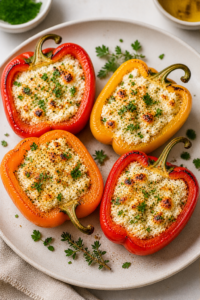 Cottage Cheese Stuffed Peppers