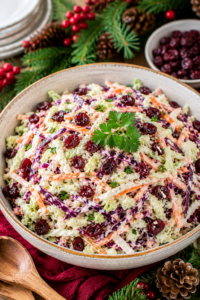 Cranberry Coleslaw