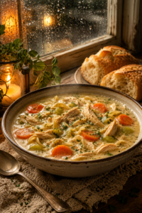 Creamy Chicken Noodle Soup