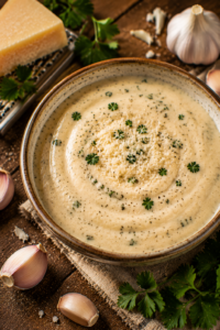 Creamy Garlic Parmesan Sauce