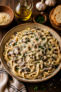 Creamy Mushroom Pasta