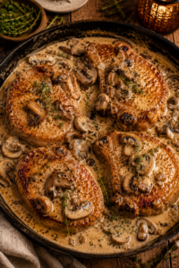 Creamy Mushroom Pork Chops