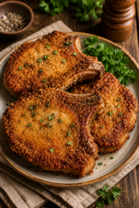Crispy Fried Pork Chops