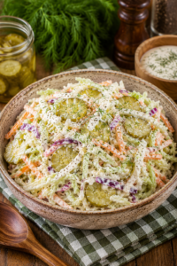 Dill Pickle Coleslaw