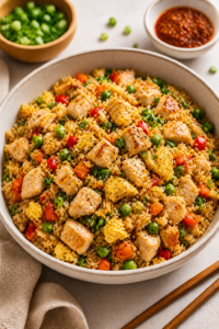 Egg Fried Rice with Chicken