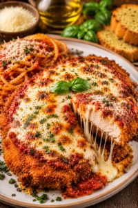 Extra Crispy Chicken Parmesan