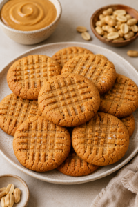 Flourless Peanut Butter Cookies