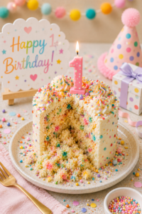 Funfetti Smash Cake