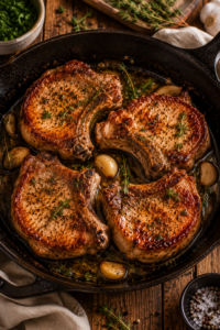 Garlic Butter Pork Chops