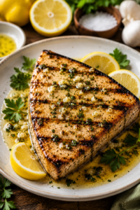 Garlic Butter Swordfish