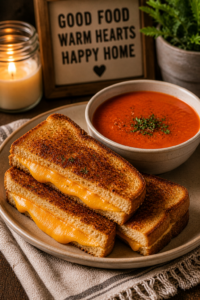 Grilled Cheese and Tomato Soup