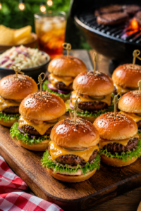 Grilled Cheeseburger Sliders