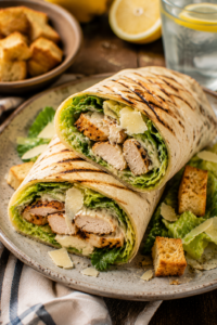Grilled Chicken Caesar Wraps