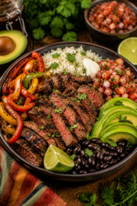 Grilled Steak Fajita Bowls