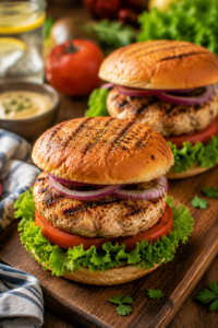 Grilled Turkey Burgers