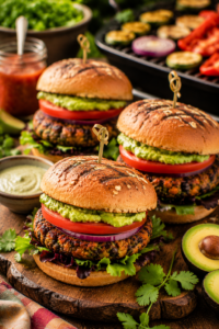 Grilled Veggie Burgers