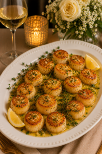 Herb Butter Scallops