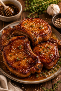 Honey Garlic Pork Chops