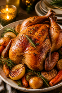 Honey Glazed Roast Chicken